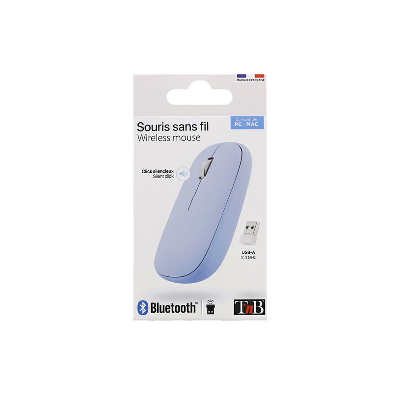 3303170119334-T'nB iClick DUAL CONNECT - Souris sans-fil - 3 boutons - bleu-P_405247725_2-4