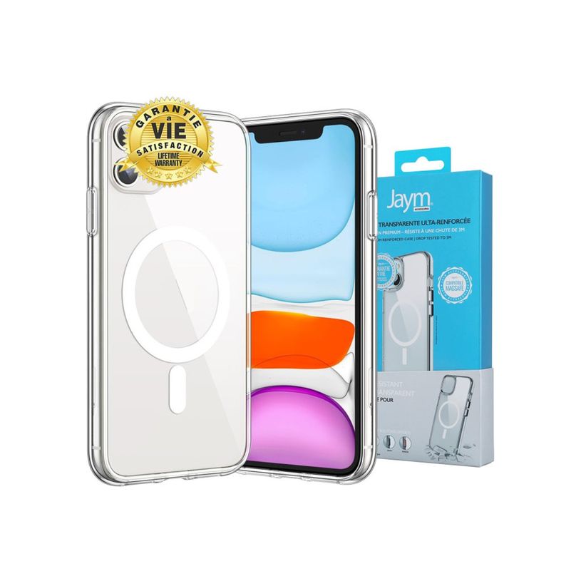 3701263530217-JAYM - Coque de protection pour téléphone portable - compatibilité avec MagSafe - polyuréthanne thermoplastique (TPU), po-P_405247765_1-0