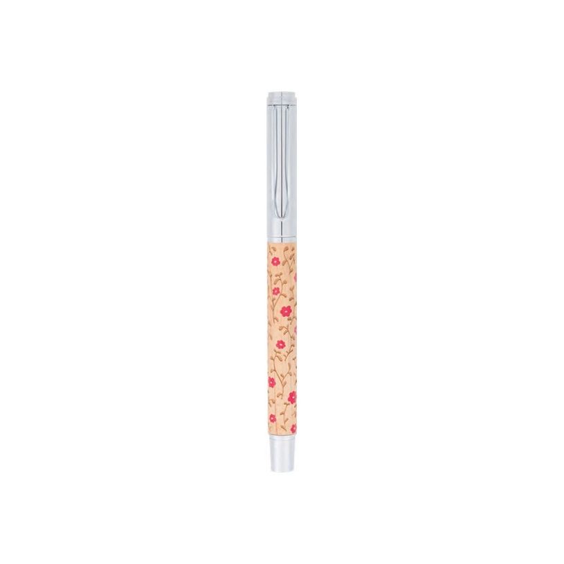 3664447212777-Oberthur Esteli - Roller - motif floral - rétractable-P_405249592_1-0