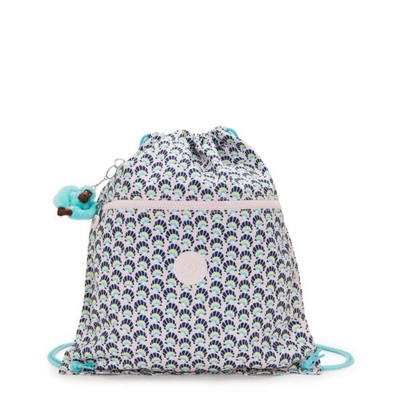 198265197341-Kipling SUPERTABOO - Sac moyen à cordon de serrage - Geo Shell--0