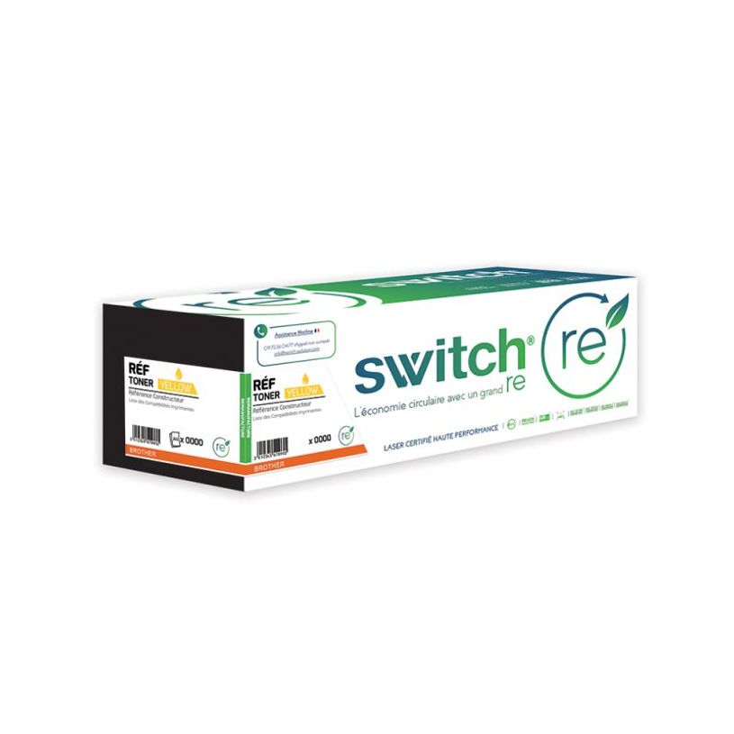 3701645553377-Cartouche laser compatible Brother TN248XL - jaune - Switch--0