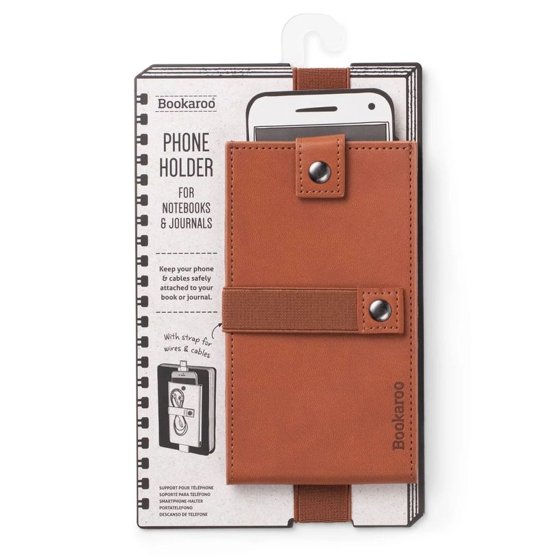 5035393538224-Bookaroo - Pochette de téléphone - marron--0