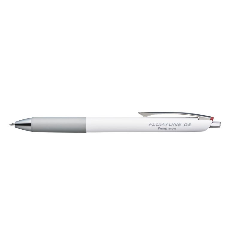 884851066534-Pentel Floatune - Roller rétractable BY208 - 0,8 mm - rouge--0