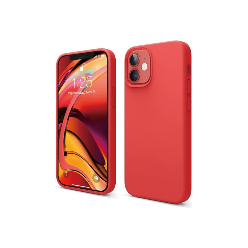 3701263530774-JAYM POP - Coque de protection pour Apple iPhone 16e - silicone liquide - rouge-P_405254786_1-0