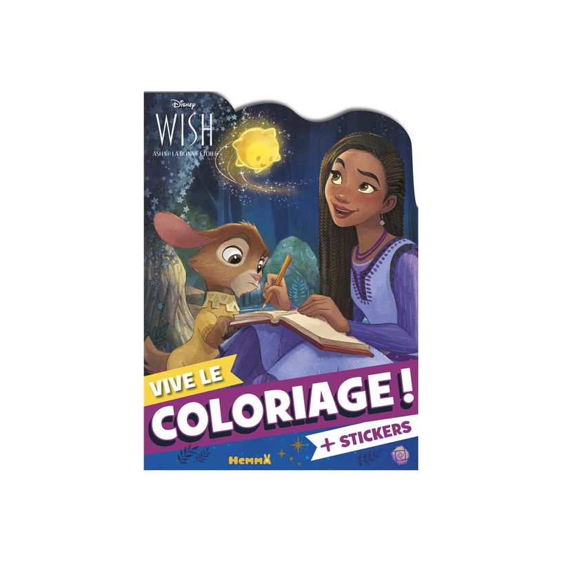 9782508057793-Disney Wish - Vive le coloriage ! (Asha, Valentino et Star) - livre de coloriage / d'activ-P_405256541_1-0