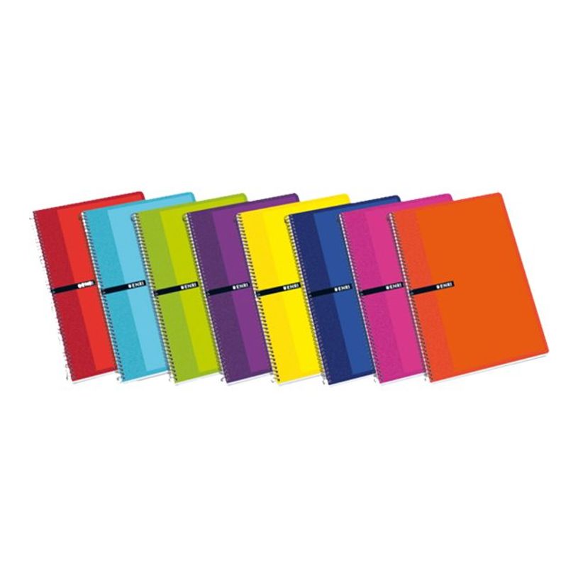 8412771083595-ENRI F° - Cahier de notes - reliure à spirale - 80 feuilles / 160 pages - uni - disponible -P_510382_1-0