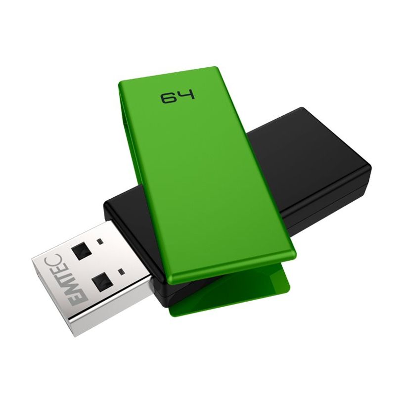 3126170159823-EMTEC C350 Brick - Clé USB - 64 Go - USB 2.0 - vert-P_616812_2-0