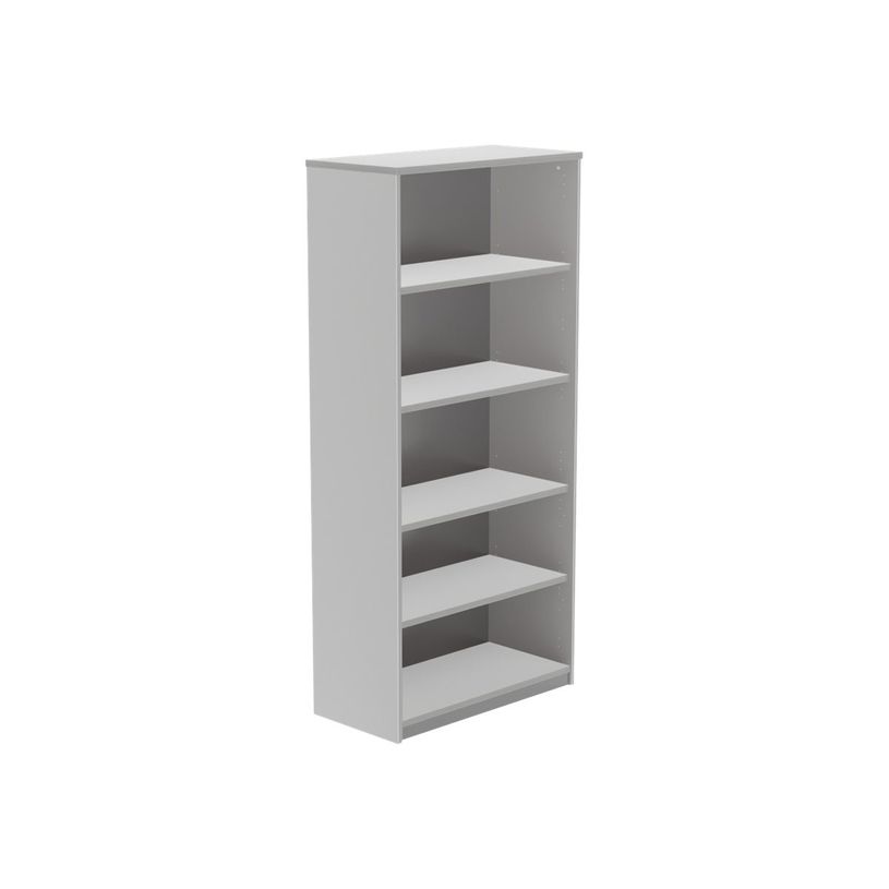 8427951996060-rocada STORE - Bibliothèque - 4 étagères - mélamine - gris, aluminium-P_622364_1-0