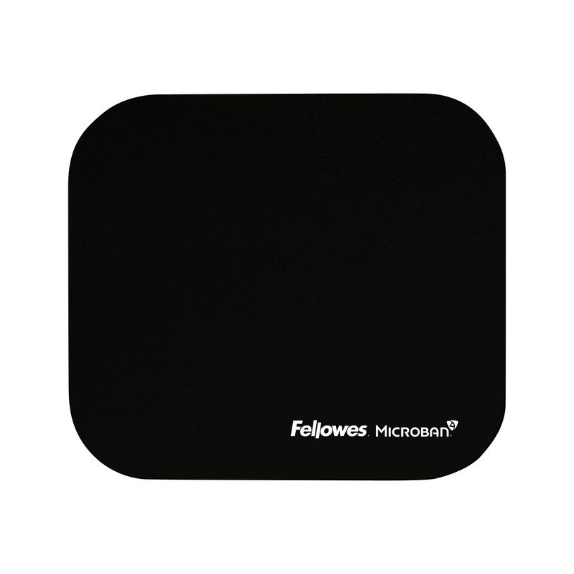 0043859544028-Fellowes Mouse Pad with Microban Protection - Tapis de souris - noir-P_648624_1-0