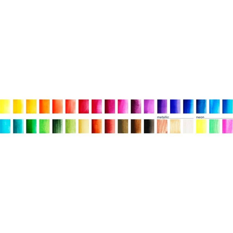 6933256641670-Faber-Castell Creative Studio - 36 demi-godets de peinture aquarellable - couleurs assorties-P_651822_4-2