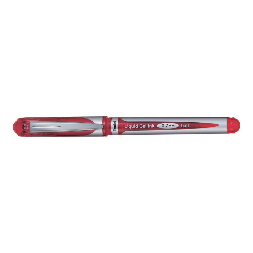 0072512197615-Pentel Energel - Roller capuchon - 0,7 mm - rouge-P_77032130_5-1
