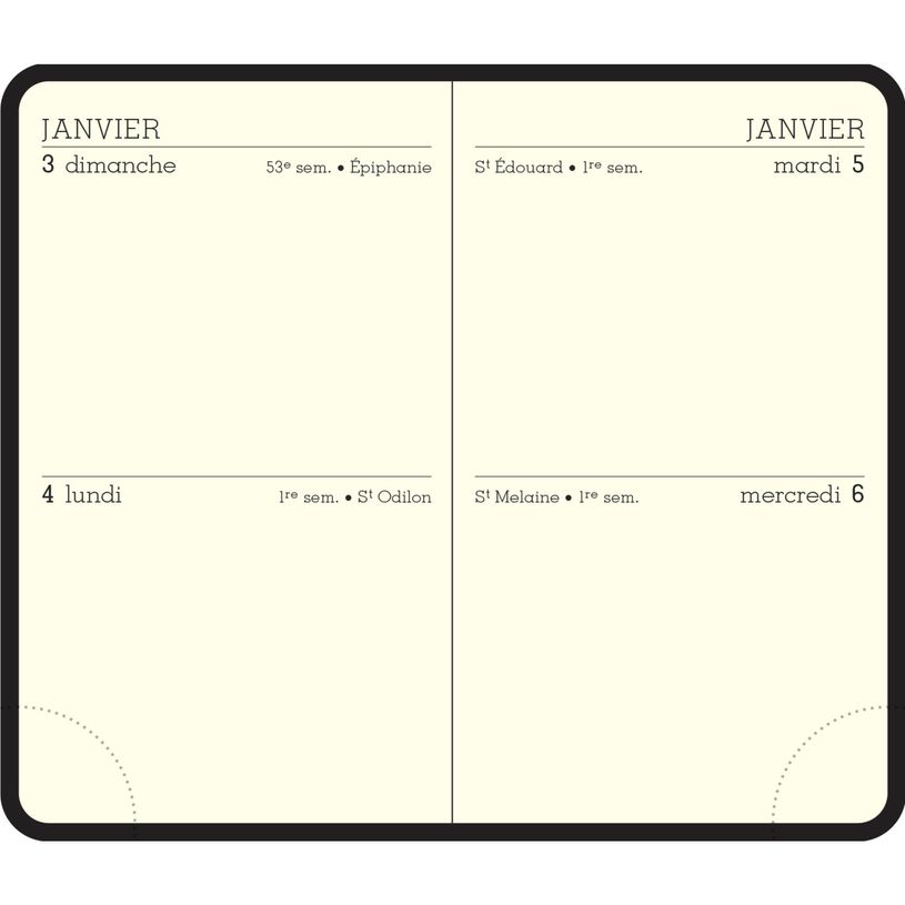 3660942001670-Mini Agenda de poche Duo Fall - 2 jours par page - 7,5 x 11,5 cm - disponible dans différe-P_79000496_5-3