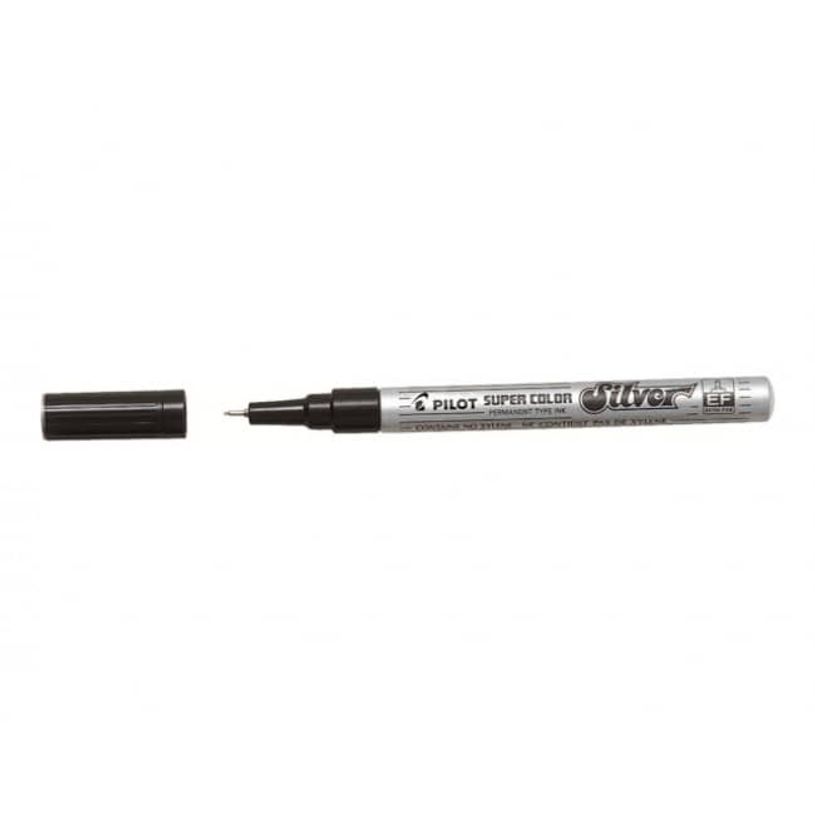 4902505087950-Pilot Super Color - Marqueur permanent - pointe extra fine - argent-P_79142507_1-0