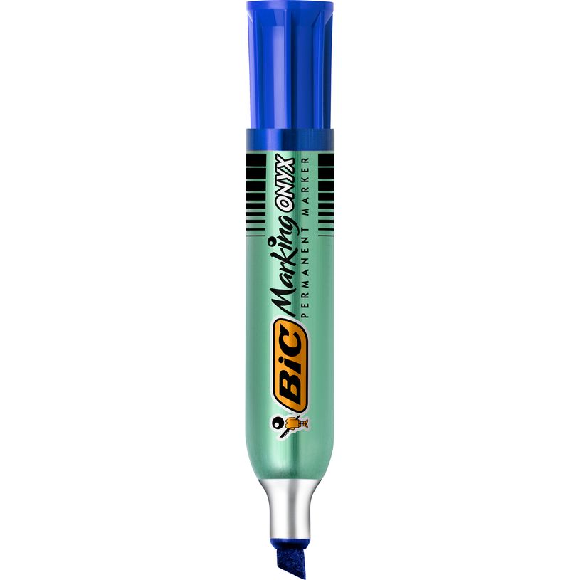 3086129998968-BIC ONYX 1481 - Marqueur permanent - pointe biseau - bleu-P_79145743_1-0