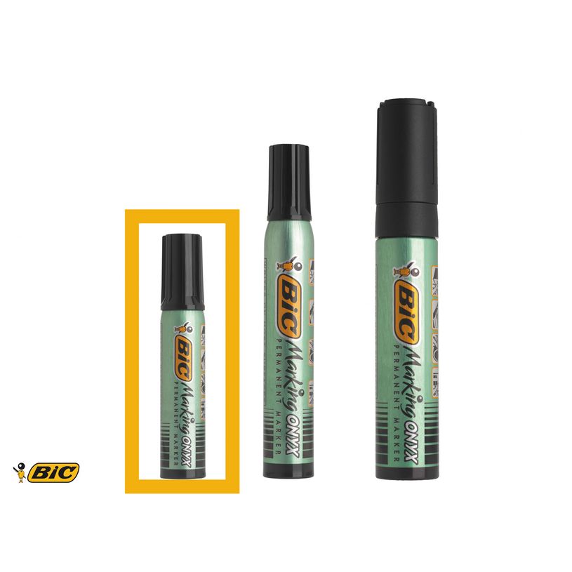 3086129998968-BIC ONYX 1481 - Marqueur permanent - pointe biseau - bleu-P_79145743_5-4