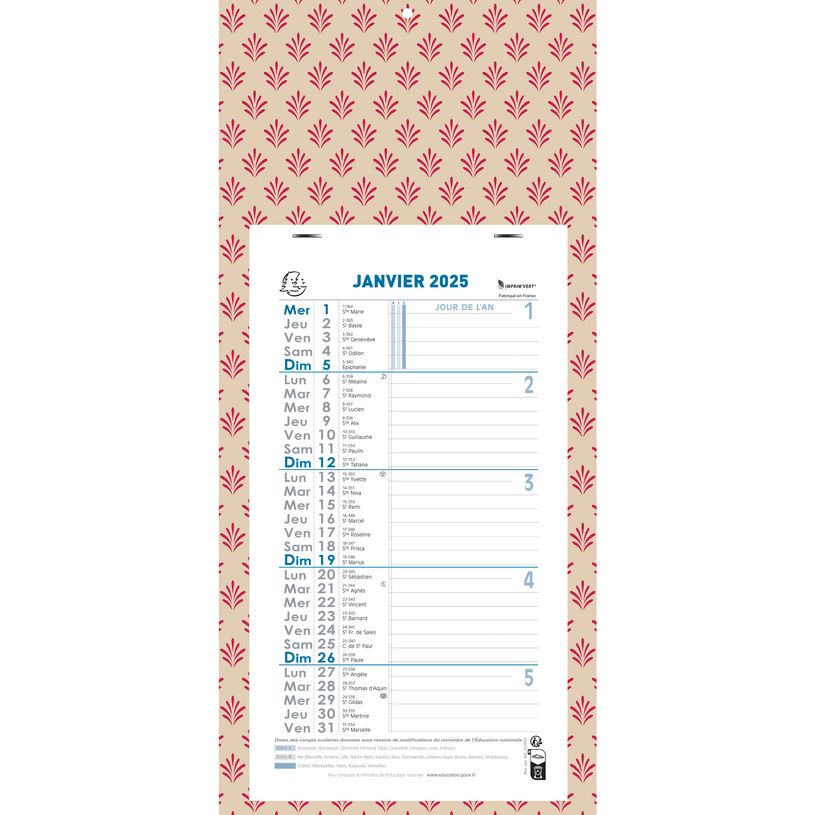 3660942004329-Calendrier mensuel en papier sur plaque - 19 x 41 cm - Exacompta-P_79148398_1-0