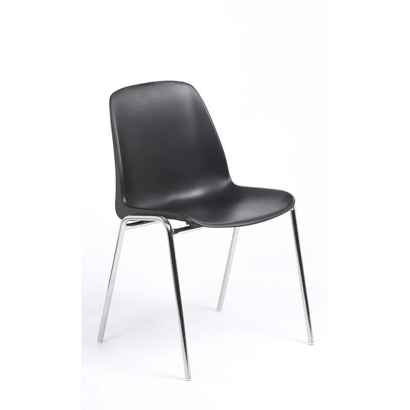 3760185021852-Chaise CHARLOTTE - pieds chromés sans accroche - noir-P_79350467_1-0