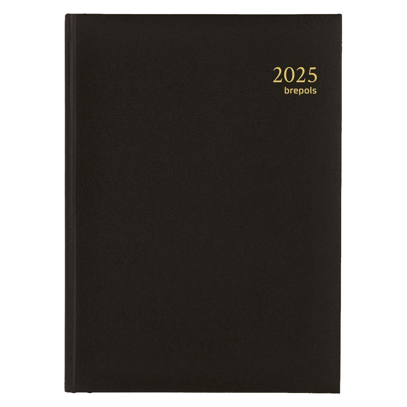 5412303005586-Agenda Lima Euro - 1 jour par page - A5 - noir - Brepols-P_79353437_1-0