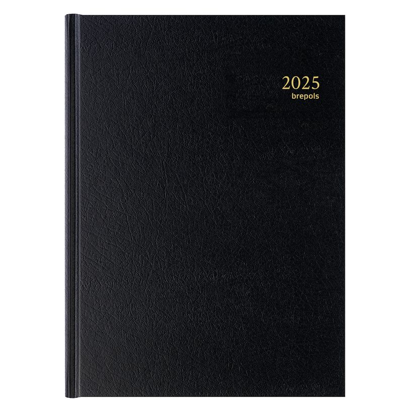 5412303100311-Agenda Santex Bremax - 1 jour sur 2 pages - 21 x 29 cm - noir - Brepols-P_79353439_1-0