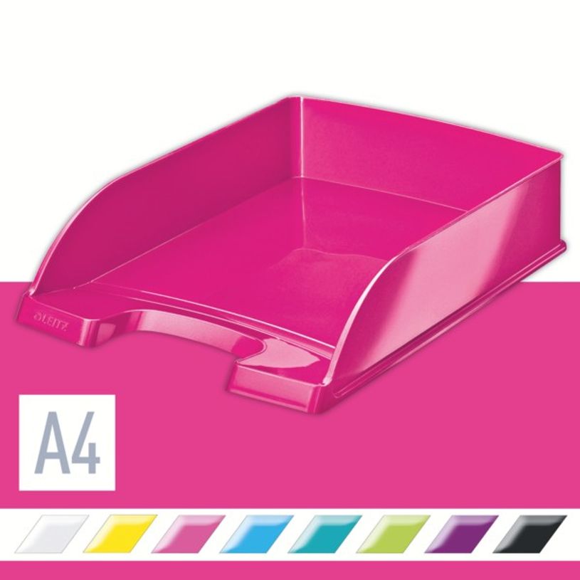 4002432394456-Leitz WOW - Corbeille à courrier rose-P_79359921_4-2