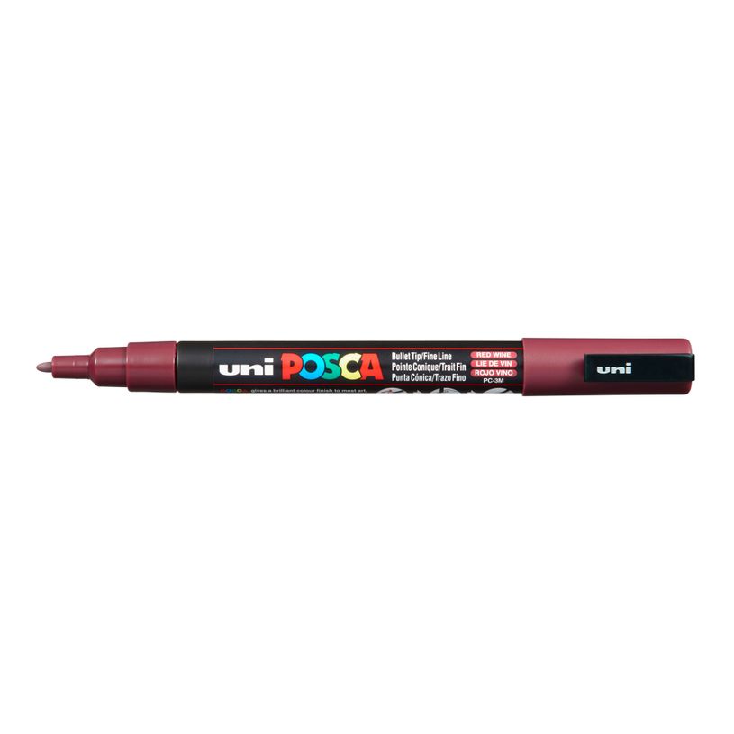 4902778123690-Posca - Marqueur peinture pointe fine - bordeaux--0