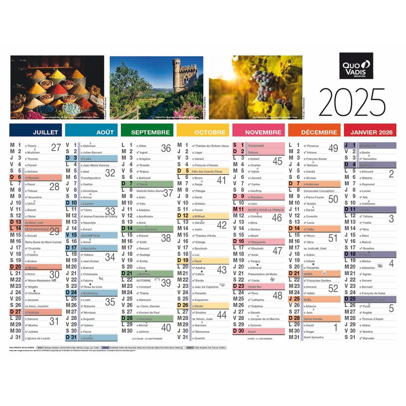 3371017523637-Quo Vadis - Calendrier Fantaisie 7 mois par face - 21 x 27 cm - Tradition-P_79364640_2-1