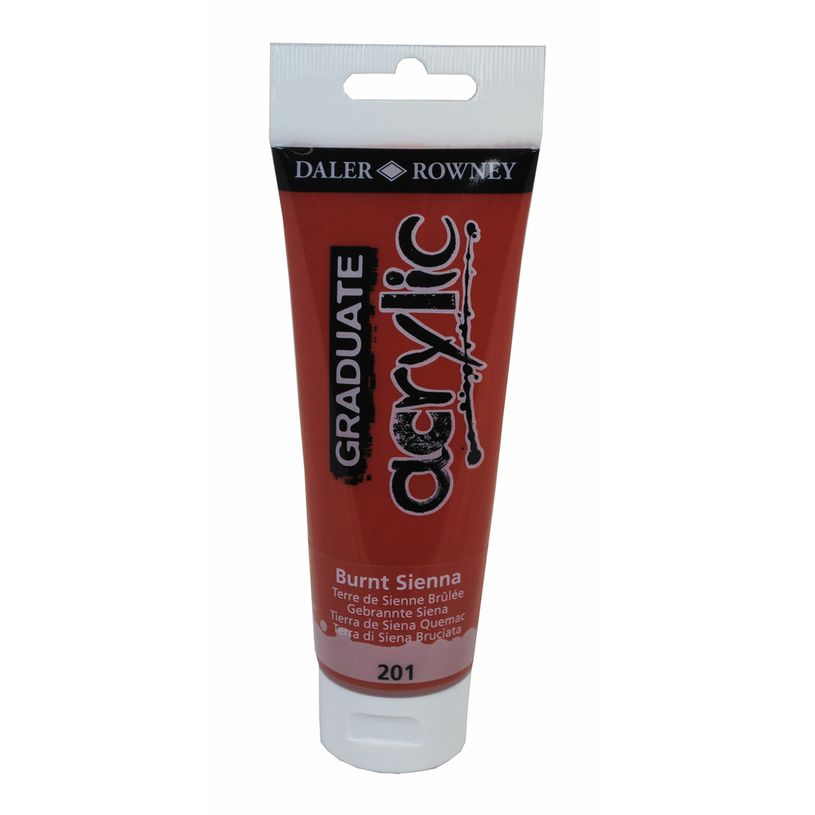 5011386020488-Daler-Rowney Graduate - Peinture acrylique - 120 ml - Sienne brulée-P_79365304_1-0