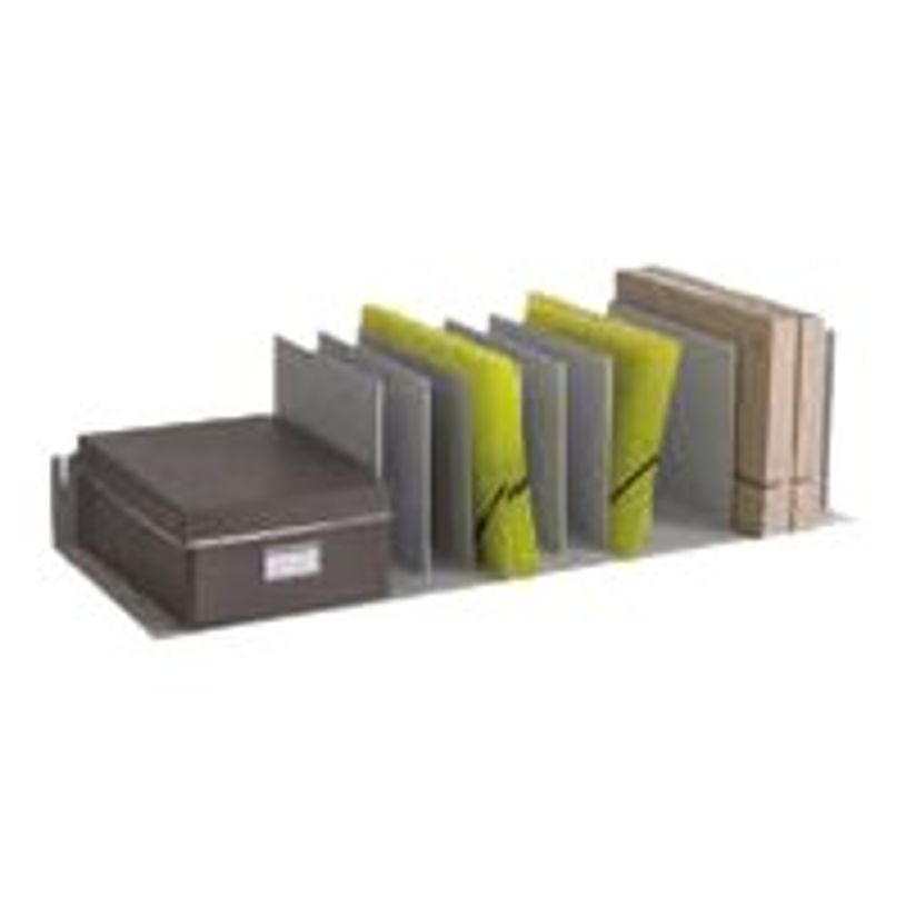 3660141030594-Trieur pour classeurs et documents - 10 séparateurs amovibles - L 85 cm - gris-P_79365610_1-0