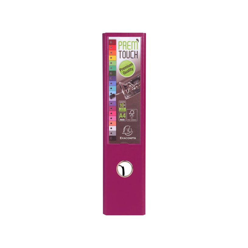3130630533474-Exacompta Prem'Touch - Classeur à levier - Dos 80 mm - A4 Maxi - pour 715 feuilles - fuchs-P_79368861_2-1