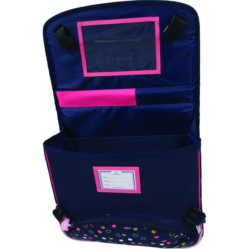 3664447100104-Cartable Chaton Cute 38 cm - 2 compartiments - Oberthur-P_79373106_7-6