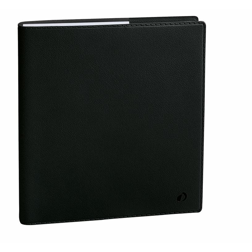 3371010335978-Agenda Toscana Executif avec répertoire - 1 semaine sur 2 pages - 16 x 16 cm - noir - Quo -P_79374438_2-0