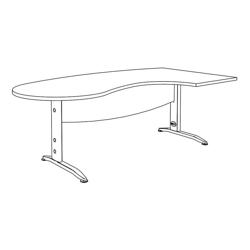 2012348121635-Bureau compact manager retour à droite IDRA - 200 cm - Pied anthracite - Hêtre (Pieds de renfort obligato-P_79376885_6-4