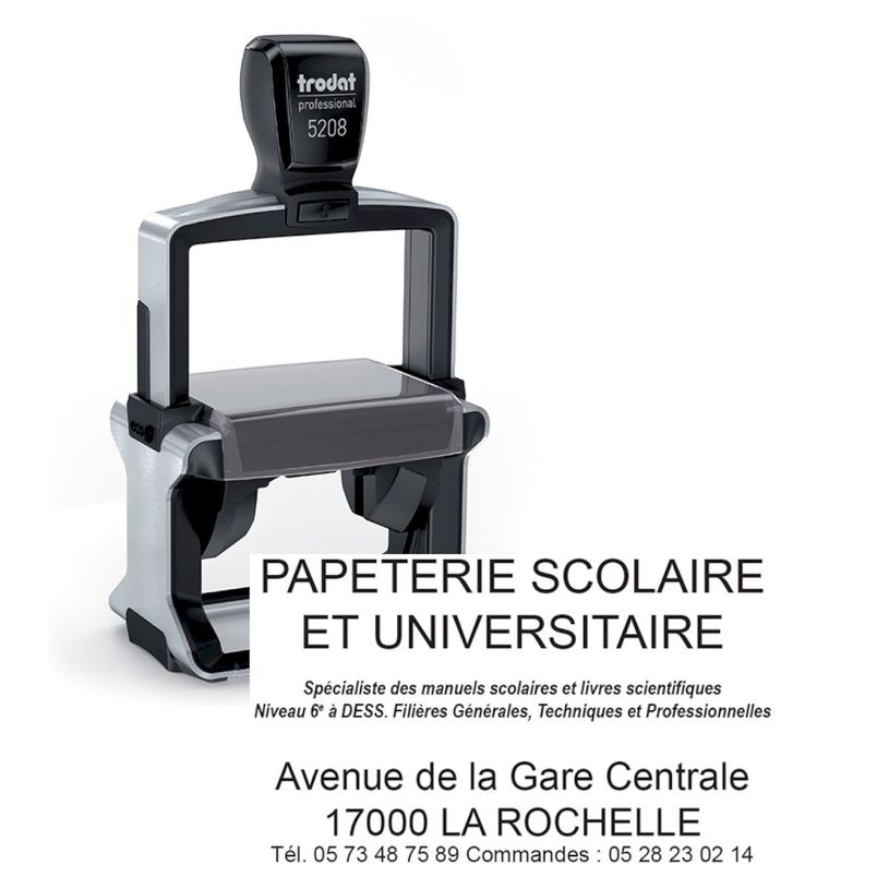 092399746232-Tampon métallique personnalisé avec 9 lignes de texte - zone d'impression 68 x 47 mm - Tro-P_79381536_8-0