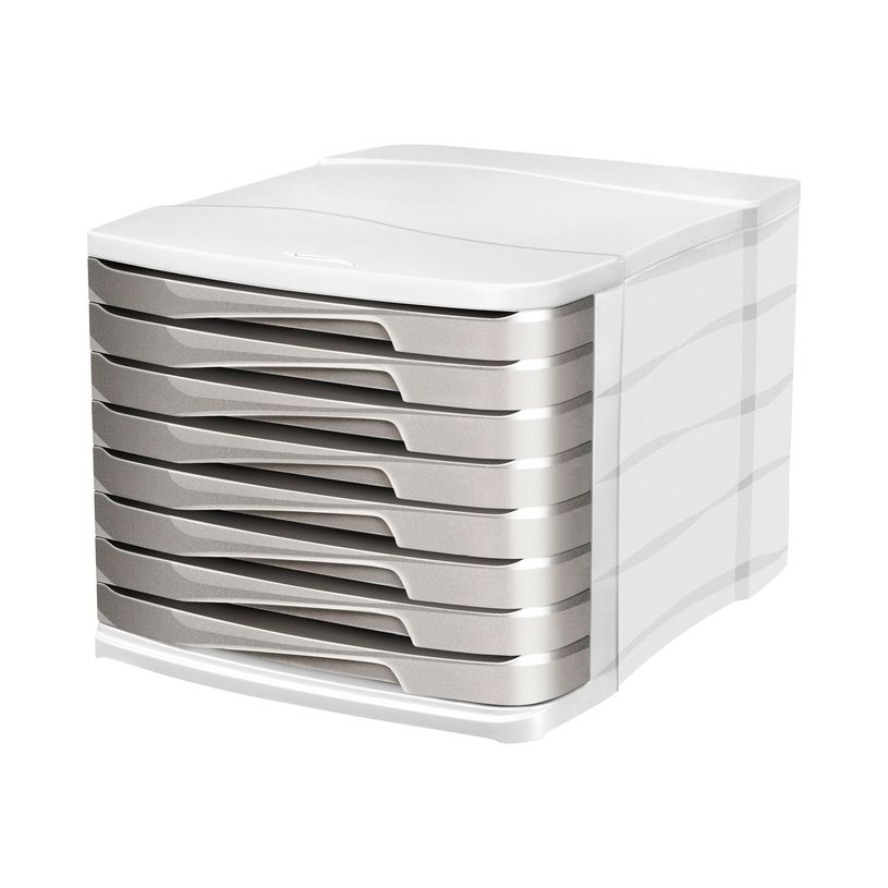 3462153980023-CEP Ellypse - Module de classement 8 tiroirs - taupe-P_79382779_1-0