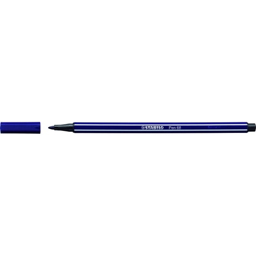 4006381333146-STABILO Pen 68 - Feutre pointe moyenne - bleu prussien-P_79386217_1-0
