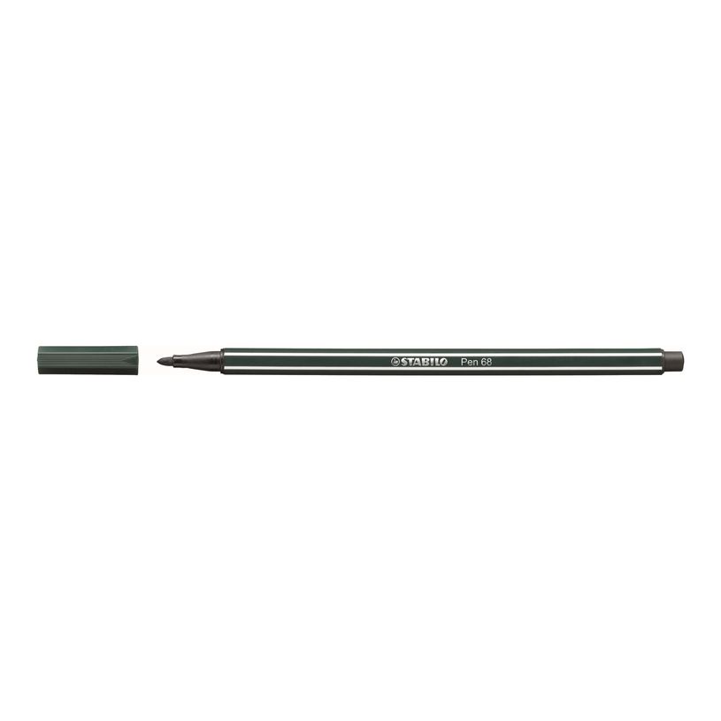 4006381333429-STABILO Pen 68 - Feutre pointe moyenne - terre verte-P_79386242_1-0