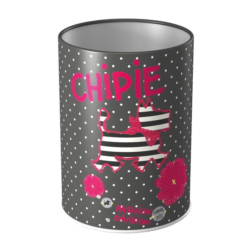 3045050004988-Chipie - Pot à crayons métallique-P_79387312_1-0