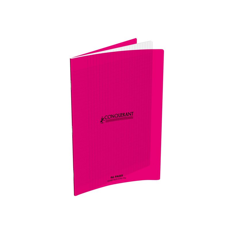 3020120002101-Conquérant Classique - Cahier polypro 24 x 32 cm - 96 pages - grands carreaux (Seyes) - ro-P_79388749_1-0