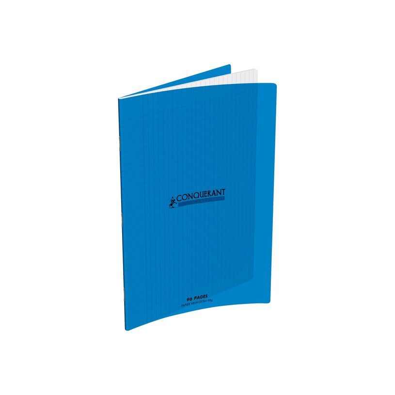 3020120216911-Conquérant Classique - Cahier polypro 24 x 32 cm - 96 pages - grands carreaux (Seyes) - bl-P_79388752_1-0