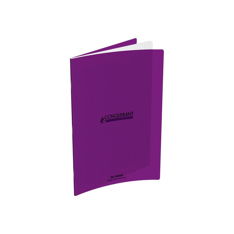3020120216973-Conquérant Classique - Cahier polypro 24 x 32 cm - 96 pages - grands carreaux (Seyes) - vi-P_79388757_1-0