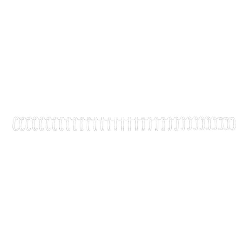 5019577190125-GBC - 100 peignes / anneaux de reliure métalliques - 6 mm - 55 feuilles - blanc -P_79390846_4-3