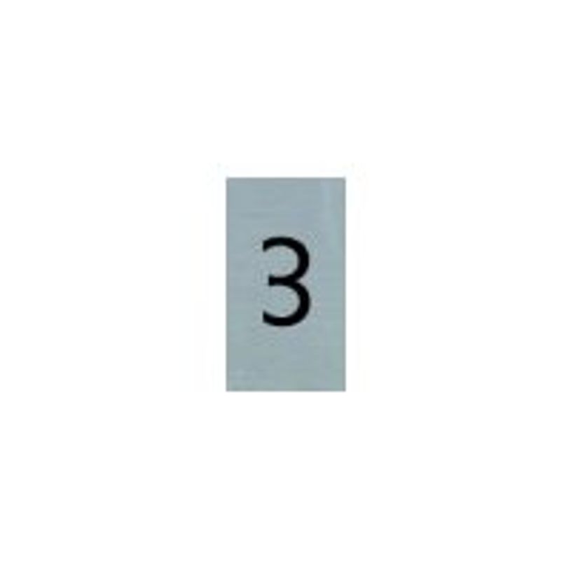 8711234048035-Pickup - Plaque de signalisation - 25 x 44 mm - autocollant - chiffre 3-P_79396261_1-0