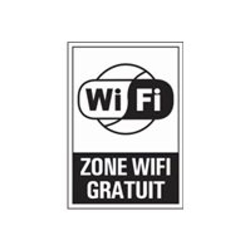8711234129345-Pickup - Plaque de signalisation - 230 x 330 mm - zone Wi-Fi gratuite-P_79396316_1-0