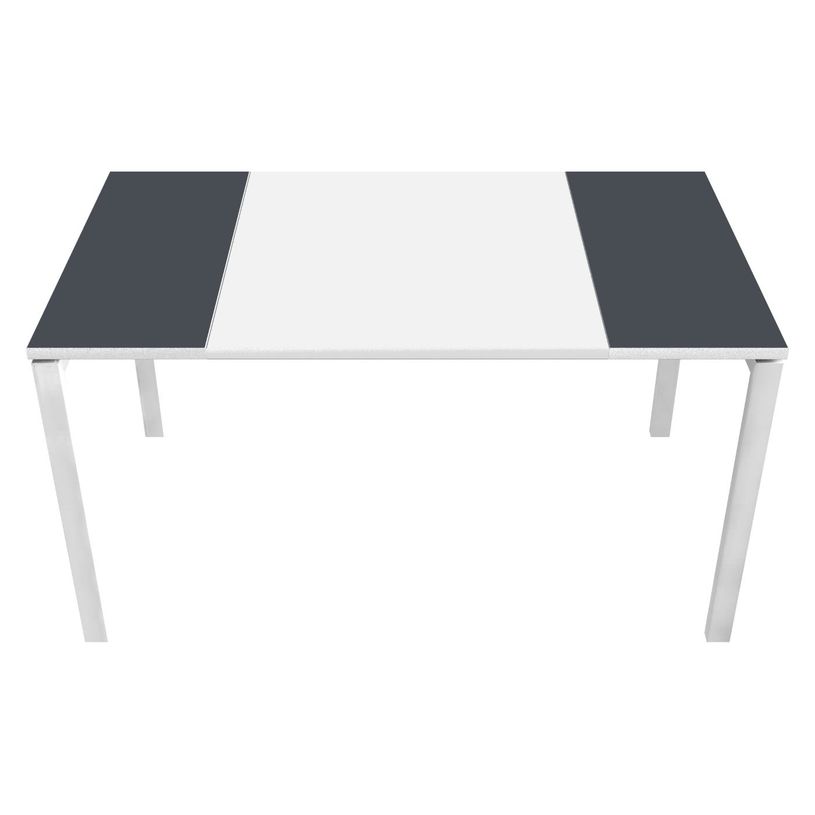 3660141220209-Table de réunion EASYDESK - L220 x P114 x H75 cm - blanc/anthracite-P_79397009_1-0