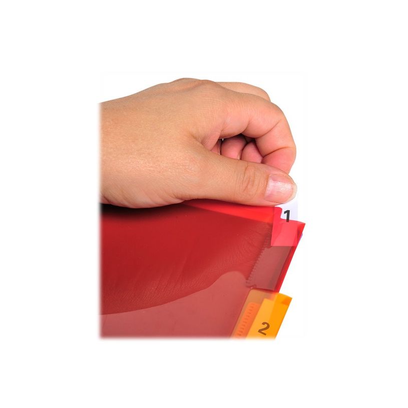 3130630039082-Exacompta - Intercalaire personnalisable 8 positions - A4 - polypropylène coloré-P_79399734_1-2