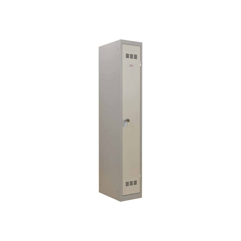 3219093104947-Vestiaire Industrie Propre - 1 porte - 180 x 30 x 50 cm - gris/gris-P_79401174_1-0