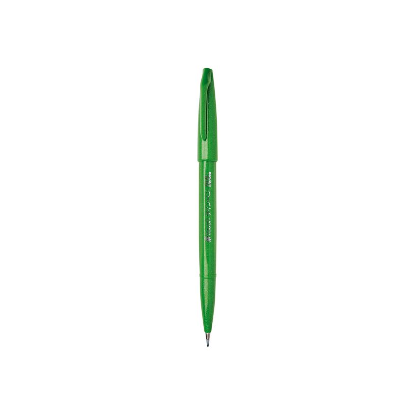 4902506287083-Pentel - Feutre pinceau à pointe souple - vert-P_79402875_1-0