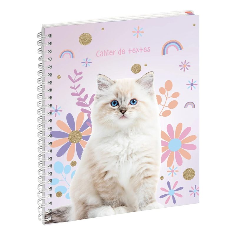 3660942054010-Cahier de textes spiralé Lovely - 17 x 22 cm - disponible dans différentes couleurs - Exa-P_79405385_2-0