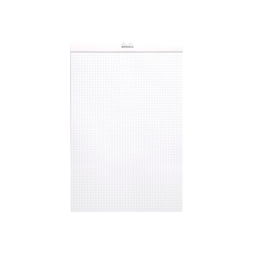 3037920192017-Rhodia - Bloc notes N°19 - A4+ - 160 pages - petits carreaux - 80g - blanc-P_79406646_1-2
