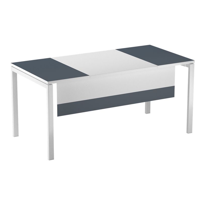 3660141251531-Voile de fond pour bureau EASYDESK L160cm - Blanc/anthracite-P_79407972_1-0